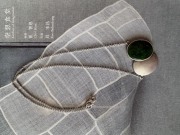 outlet ＊ソソ工房 ＊シルバー×翡翠＊ペンダントネックレス（so120）