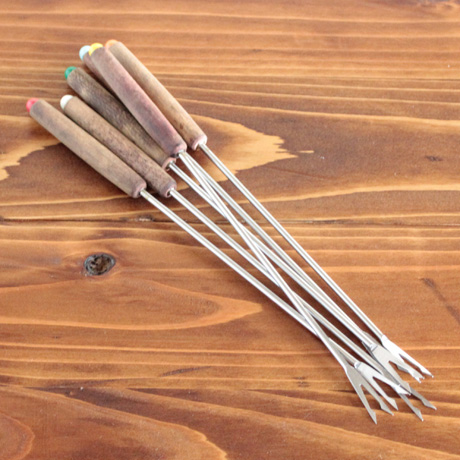 【ヴィンテージ】チーズフォンデュフォーク6本セット