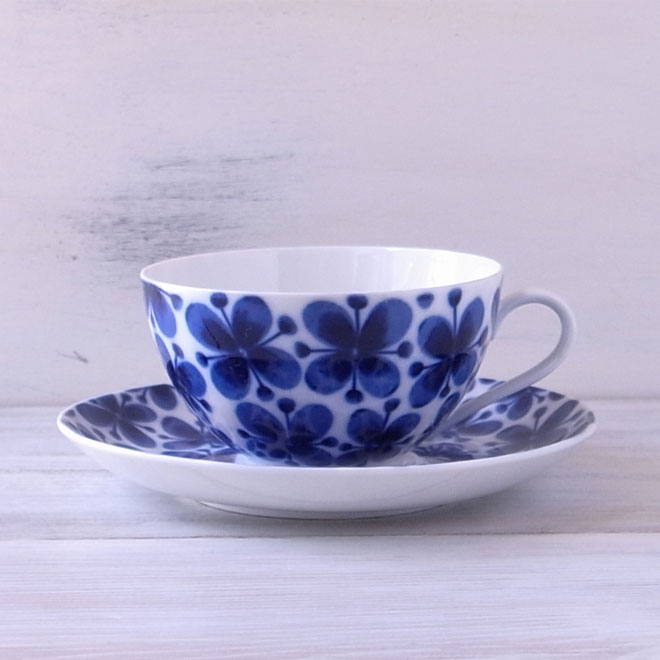 【アンティーク】Rorstrand/ロールストランド/MON AMIE/モナミ/ティーカップ＆ソーサー(L)