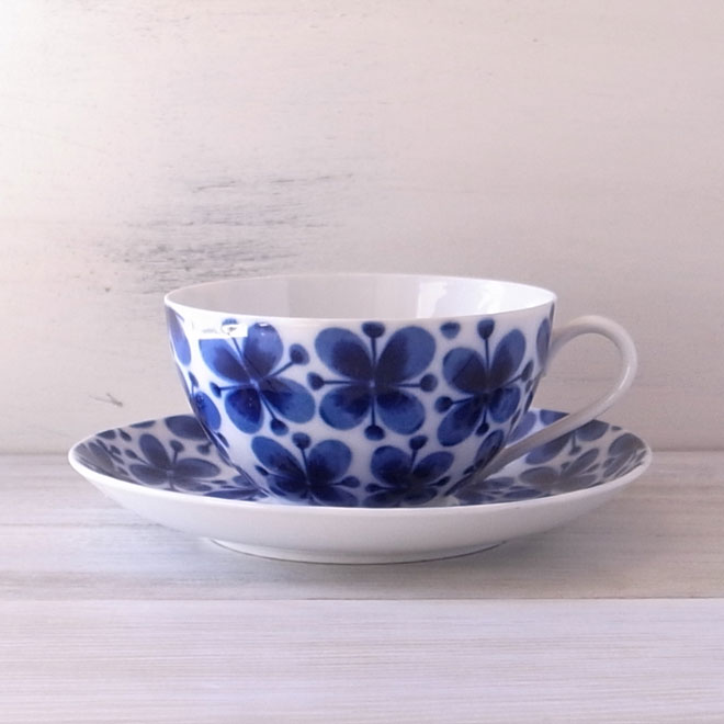 【アンティーク】Rorstrand/ロールストランド/MON AMIE/モナミ/ティーカップ＆ソーサー(L)