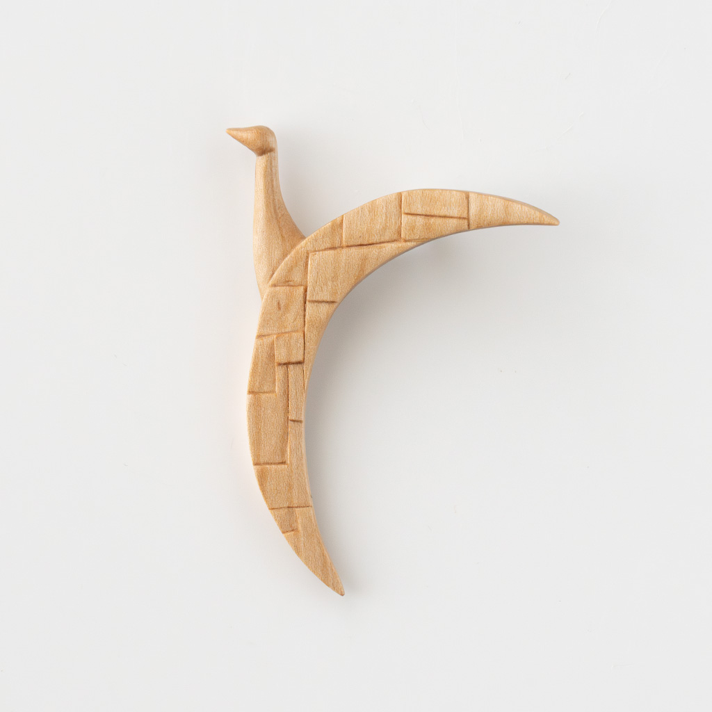 【個別販売】ao11｜ブローチ ミカヅキトリ