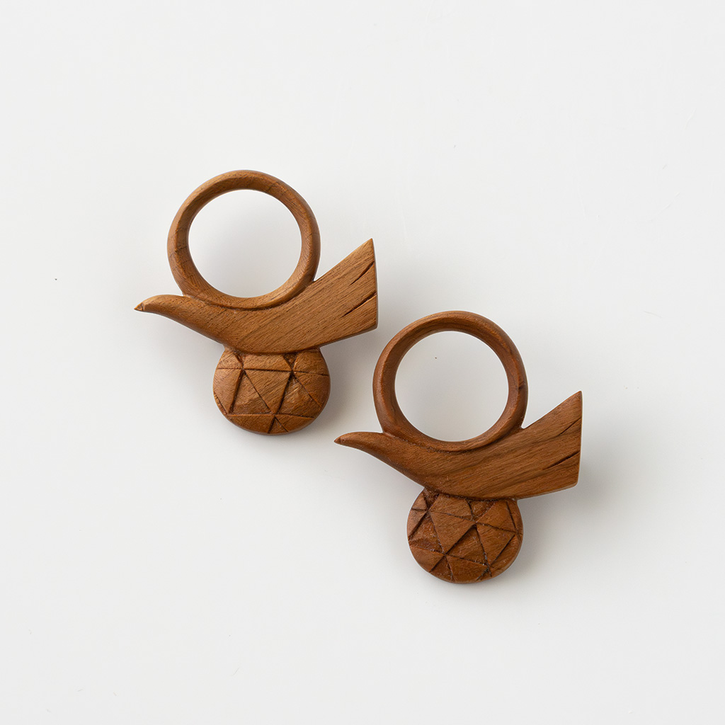 【個別販売】ao11｜ブローチ トキノトリ