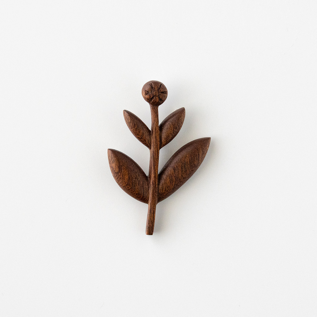 【個別販売】ao11｜ブローチ ともしび花