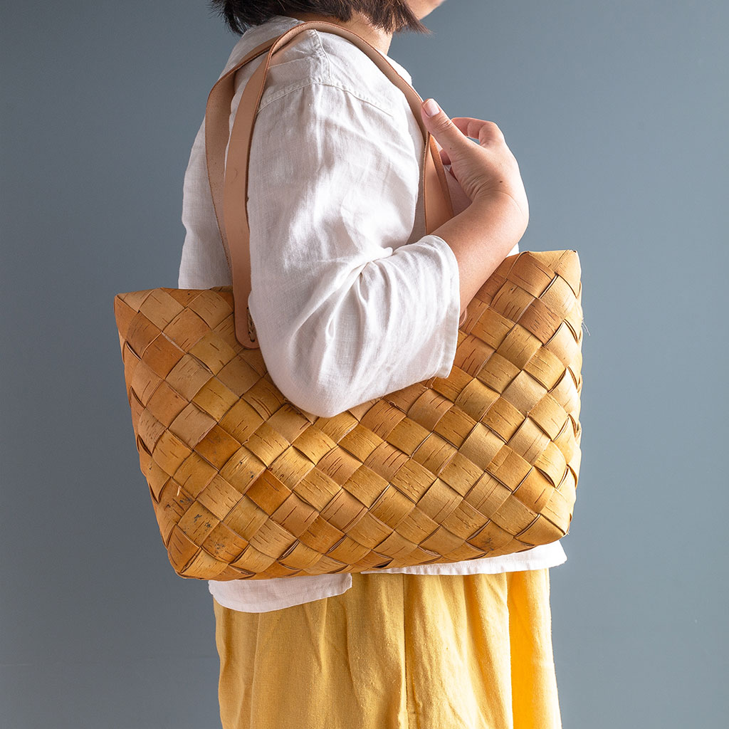 Bror/ブロール/白樺のトートバッグ/M