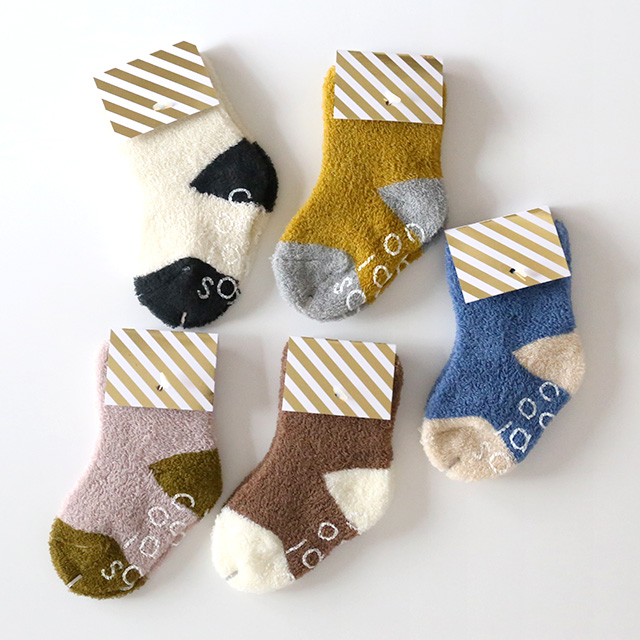 chocolatesoup/チョコレートスープ/パイル ベビーソックス(全5色)