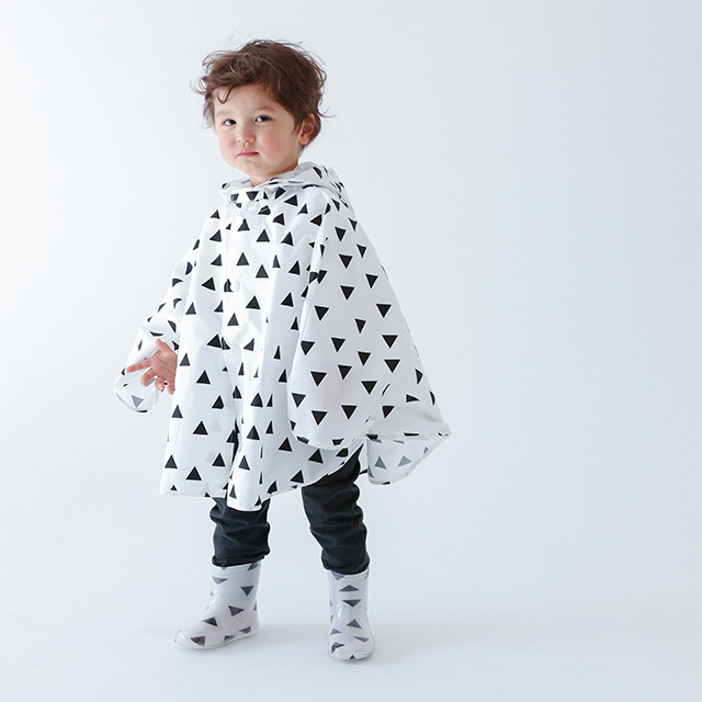 chocolatesoup/チョコレートスープ/ジオメトリー レインポンチョ(全5柄)