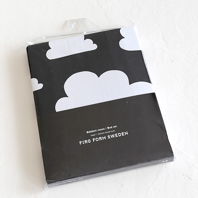 FARG&FORM/フェルグ＆フォルム/CLOUDS(雲柄)/ベッドリネンセット/ブラック