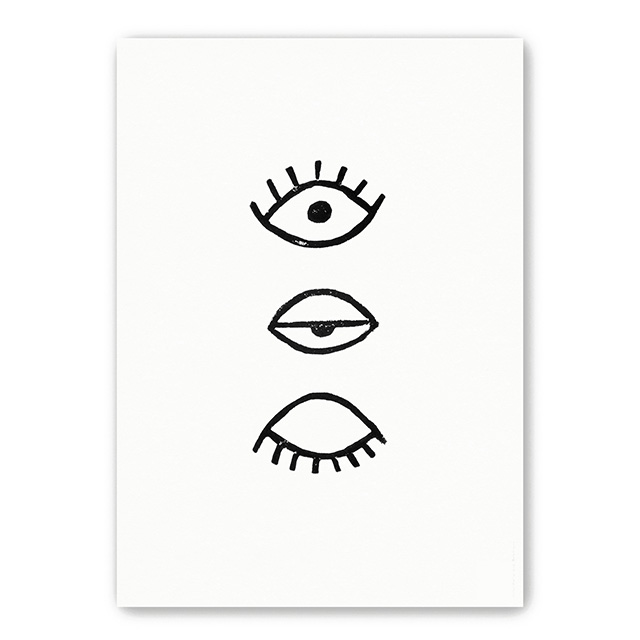 Fine Little Day/ファインリトルデイ/ポスター/EYE EYE(ブラック)