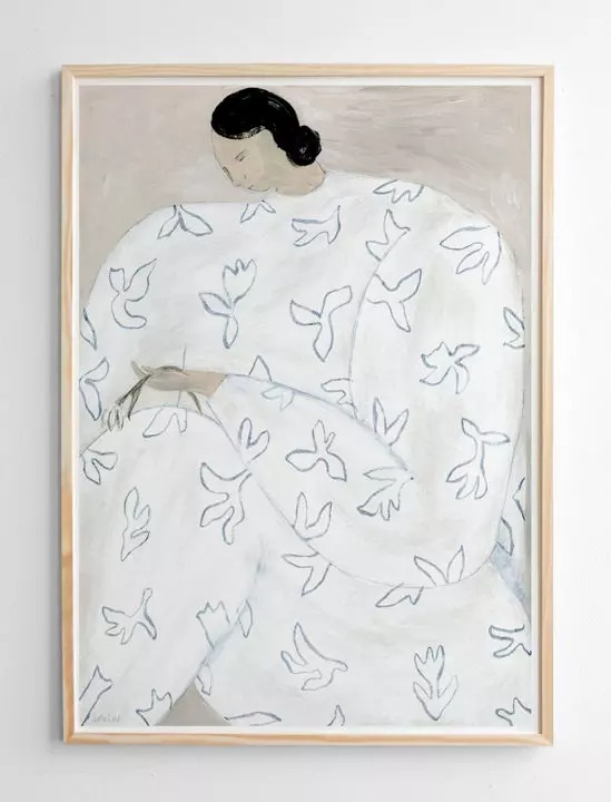 Fine Little Day ファインリトルデイ｜Sofia Lind｜ポスター［50×70cm］WHITE FLOWER