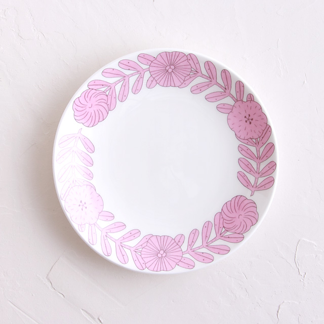 Gustavsberg/グスタフスベリ/鹿児島睦/APRIL/プレート（18cm）/ピンク