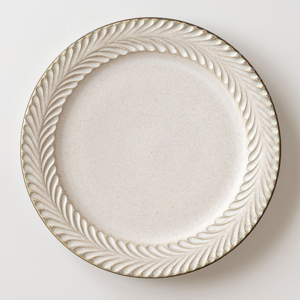 はしもとさちえ｜8寸リム皿