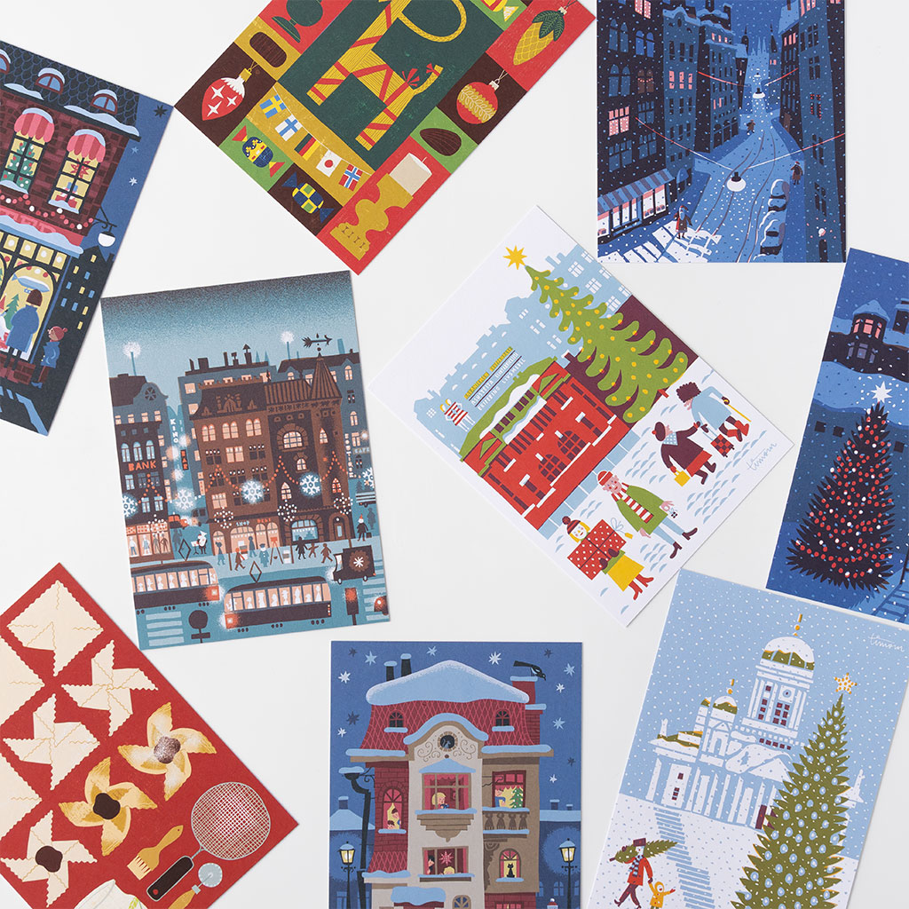 Kehvola Design ケフボラ・デザイン｜ポストカード ティモ・マンッタリ [クリスマス]