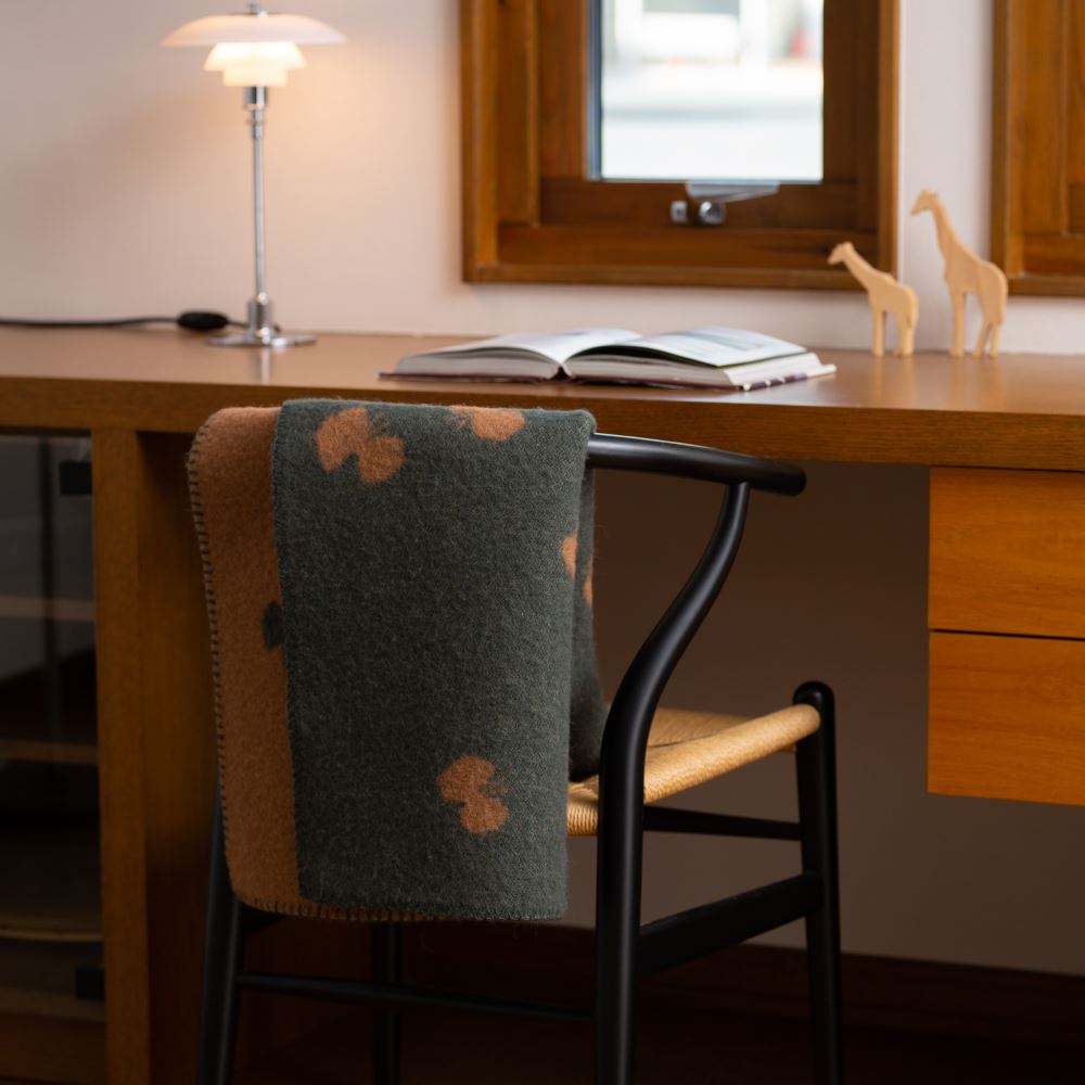 KLIPPAN × mina perhonen｜ウールミニブランケット CHOUCHO COMFOTA