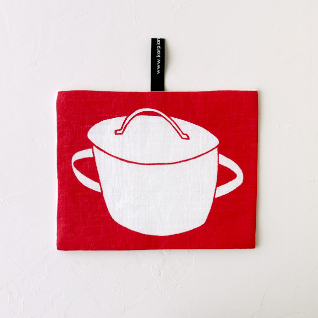 KORPI&GORDON/コルピ＆ゴードン/鍋つかみ/SAUCEPAN/レッド