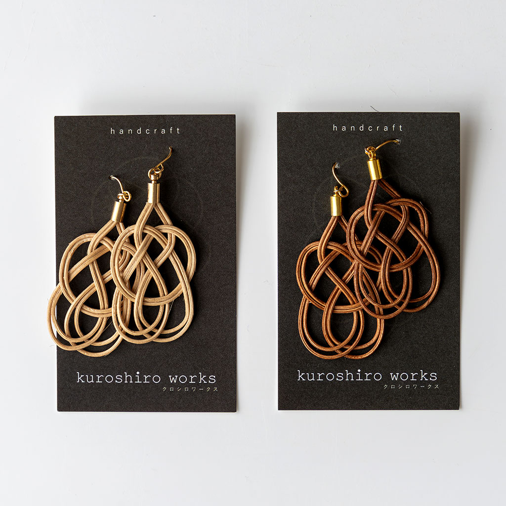kuroshiro works｜ラタン ピアス 結び