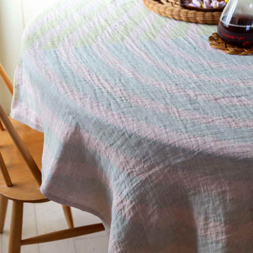 LAPUAN KANKURIT × mina perhonen｜ウォッシュドリネンブランケット（145x200cm） METSALAMPI