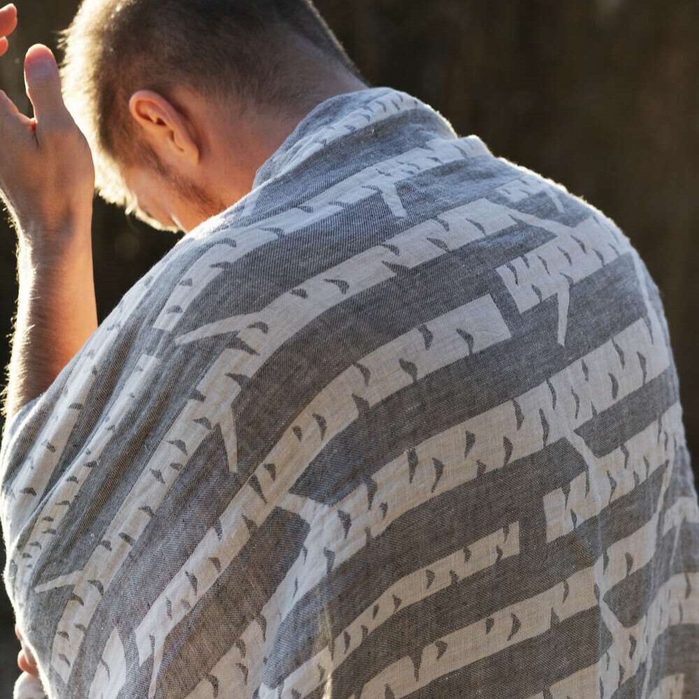 LAPUAN KANKURIT ラプアンカンクリ｜ウォッシュドリネンタオル（95x150cm） KOIVU