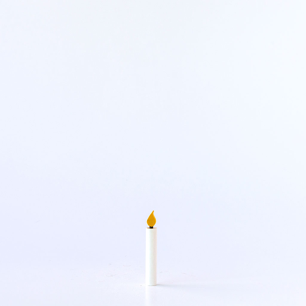 Larssons Tra/ラッセントレー/木製テーパーキャンドル