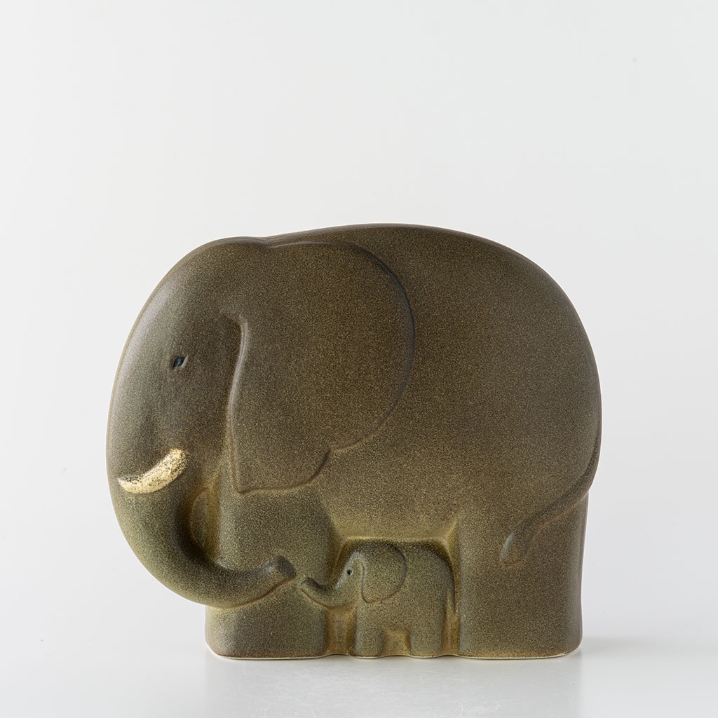 【個別販売】Lisa Larson リサ・ラーソン｜ELEPHANT WITH BABY 象の親子
