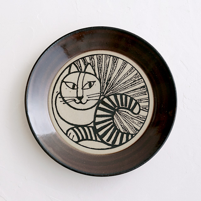 Lisa Larson/リサ・ラーソン/益子の皿/ねこ(しろ) COMFOTA 北欧雑貨店