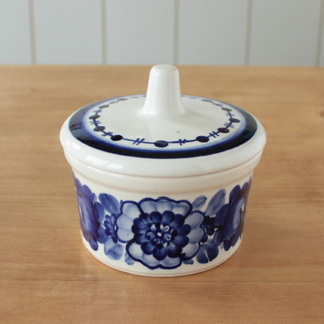 【アンティーク】ポーランドの蓋つきキャニスター