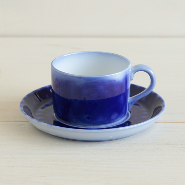 【ヴィンテージ】Gustavsberg/グスタフスベリ/BLA HUSAR/ブロー・ヒュサール/ティーカップ＆ソーサー