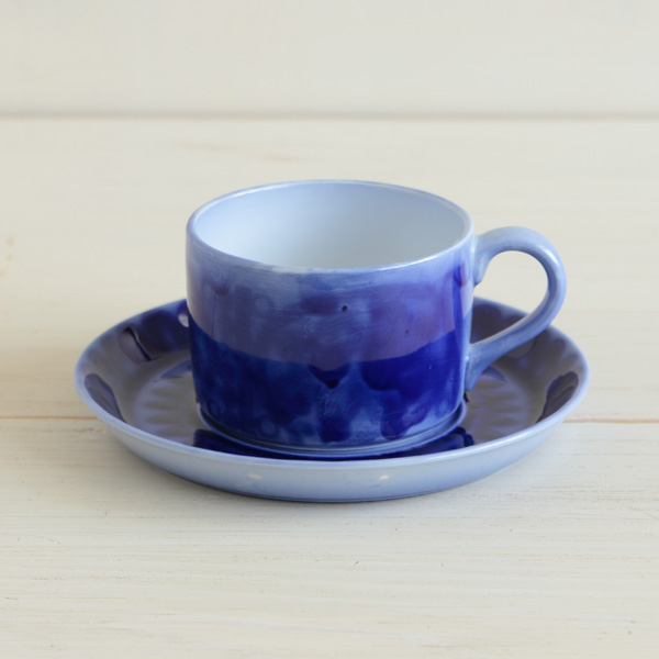 【ヴィンテージ】Gustavsberg/グスタフスベリ/BLA HUSAR/ブロー・ヒュサール/ティーカップ＆ソーサー