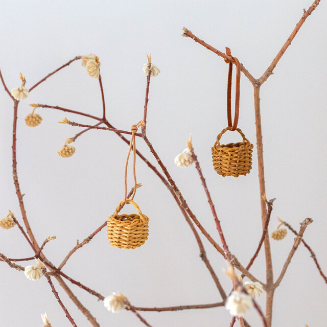 kuroshiro works｜ラタン かごチャーム COMFOTA 北欧雑貨店