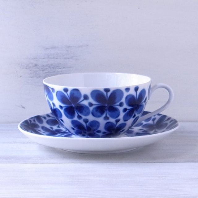 【アンティーク】Rorstrand/ロールストランド/MON AMIE/モナミ/ティーカップ＆ソーサー(L)