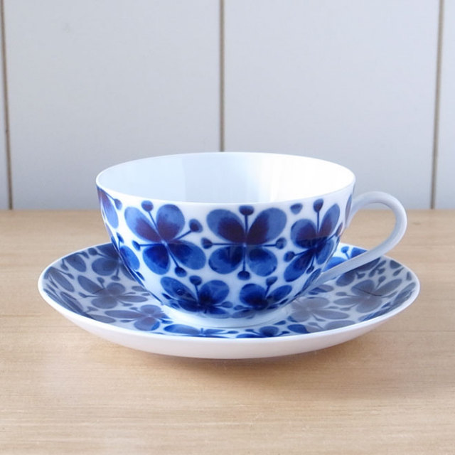 【アンティーク】Rorstrand/ロールストランド/MON AMIE/モナミ/ティーカップ＆ソーサー(L)