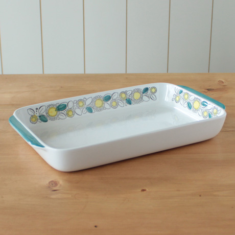 【アンティーク】Rorstrand/ロールストランド/Fresta/スクエアディーププレート