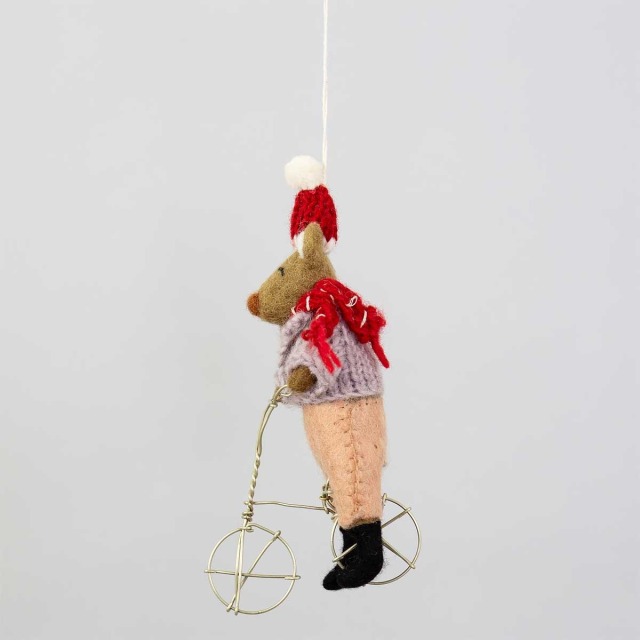 A WORLD OF CRAFT｜オーナメント 01 BEAR WITH BIKE