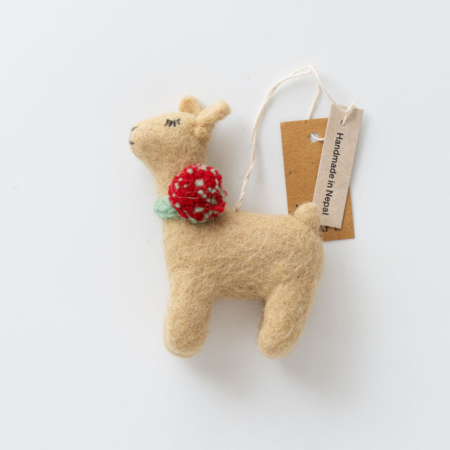 A WORLD OF CRAFT｜オーナメント 05 DEER WITH POMPOM