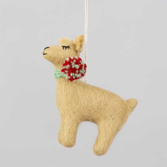 A WORLD OF CRAFT｜オーナメント 05 DEER WITH POMPOM