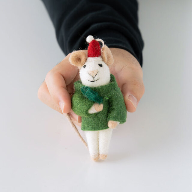 A WORLD OF CRAFT｜オーナメント 07 MOUSE SANTA