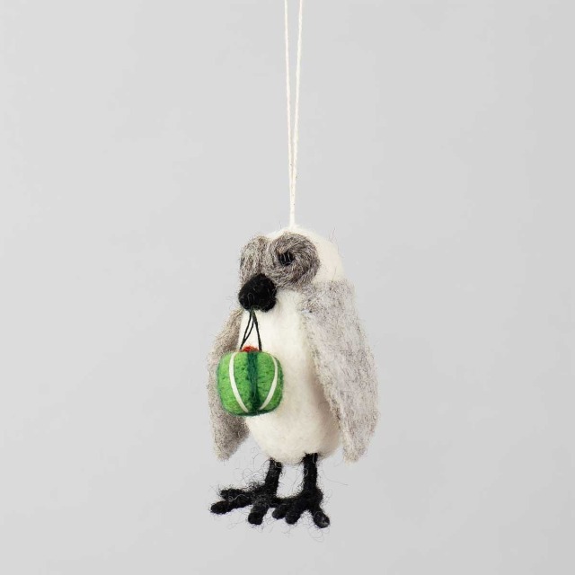 A WORLD OF CRAFT｜オーナメント 15 OWL WITH PRESENT