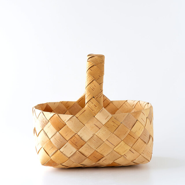 Naverslojd Bror 河内山淳子｜白樺のハンドルバスケット（L）