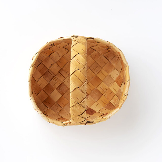 Naverslojd Bror 河内山淳子｜白樺のハンドルバスケット（L）