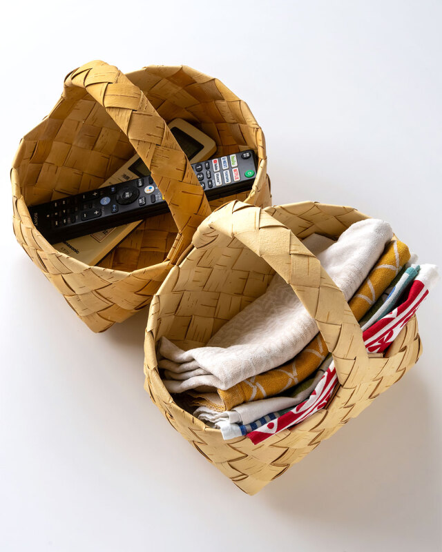 Naverslojd Bror 河内山淳子｜白樺のハンドルバスケット（L） COMFOTA
