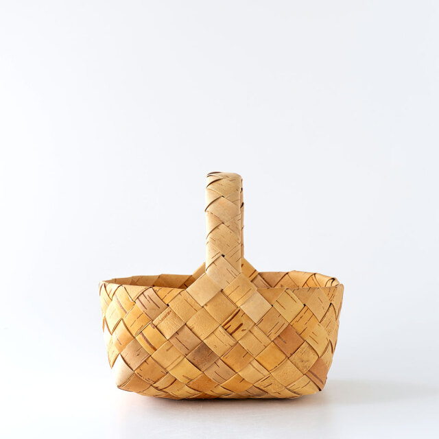 Naverslojd Bror 河内山淳子｜白樺のハンドルバスケット（M）