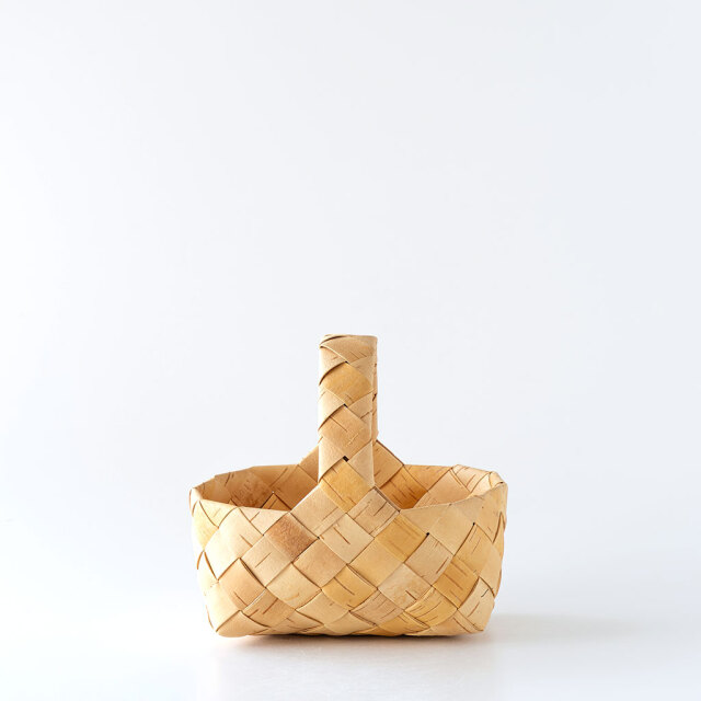 Naverslojd Bror 河内山淳子｜白樺のハンドルバスケット（S）