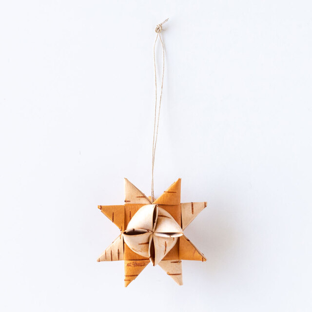 Bror/ブロール/白樺のオーナメント/星