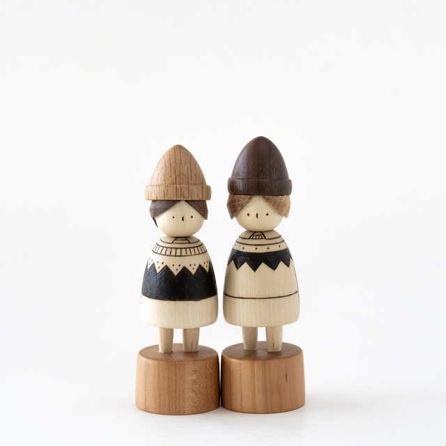 【個別販売】木工房千舟｜冬の日の少女