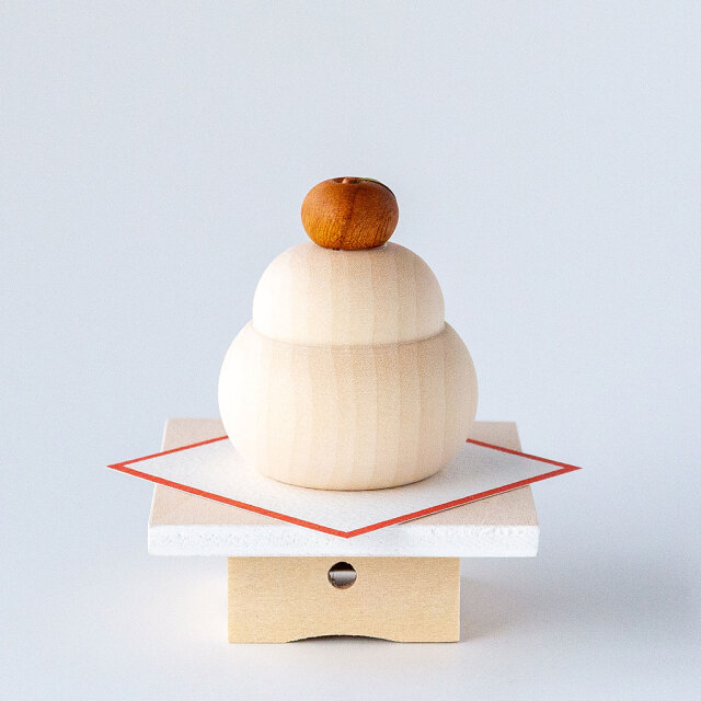 木工房千舟｜おそなえドリ（お正月飾り台付き） COMFOTA 北欧雑貨店