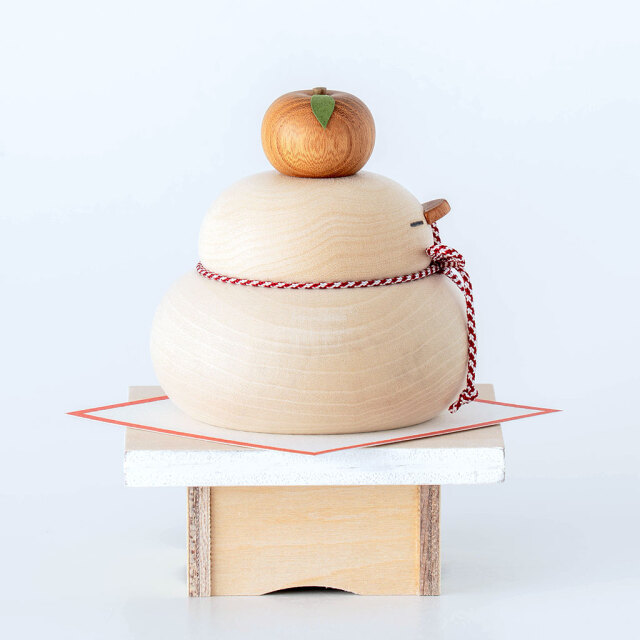 木工房千舟｜大きいおそなえドリ（お正月飾り台付き）