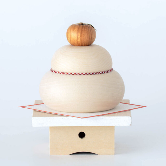 木工房千舟｜大きいおそなえドリ（お正月飾り台付き）