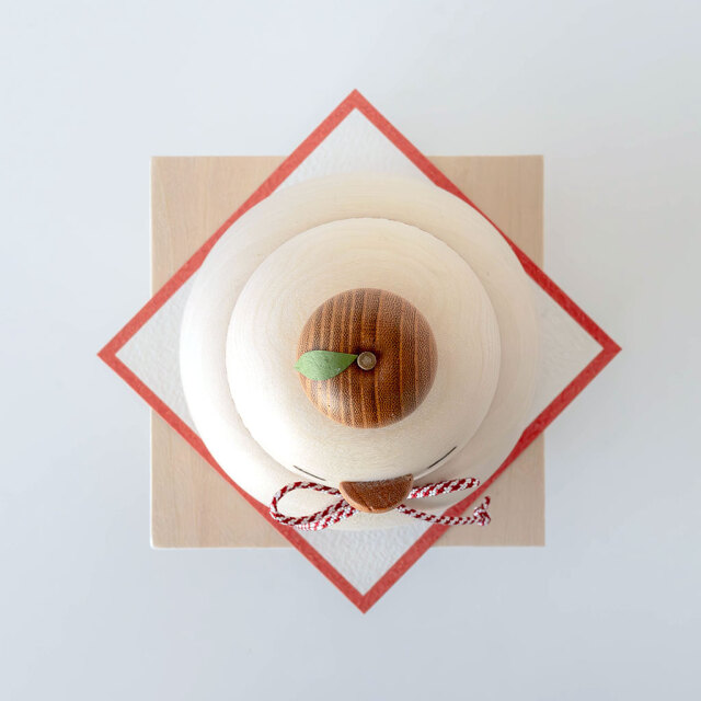 木工房千舟｜大きいおそなえドリ（お正月飾り台付き）