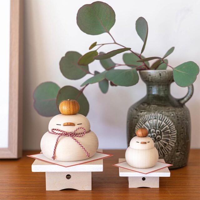 木工房千舟｜大きいおそなえドリ（お正月飾り台付き）