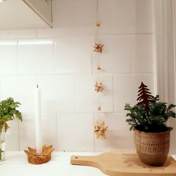 限定数】北欧手作りキット/白樺の星型オーナメント COMFOTA 北欧雑貨店