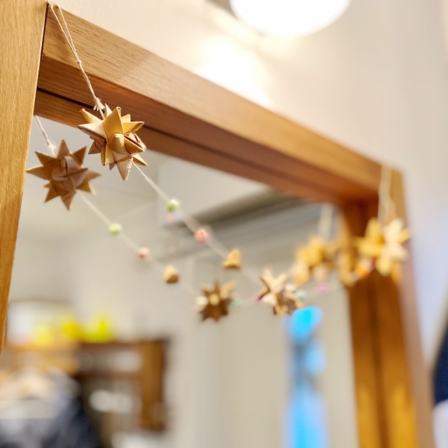 北欧手作りキット/白樺の星型オーナメント【限定数】